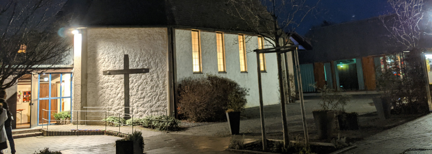 Philippuskirche nachts